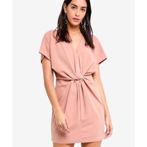 NWOT Missguided front twist knot dress